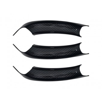 Kapı Tutamak Kaplama Seti X3:F25 X4:F26 Ön&Arka; Karbon İç